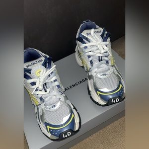 Balenciaga Blue and Yellow Sneakers